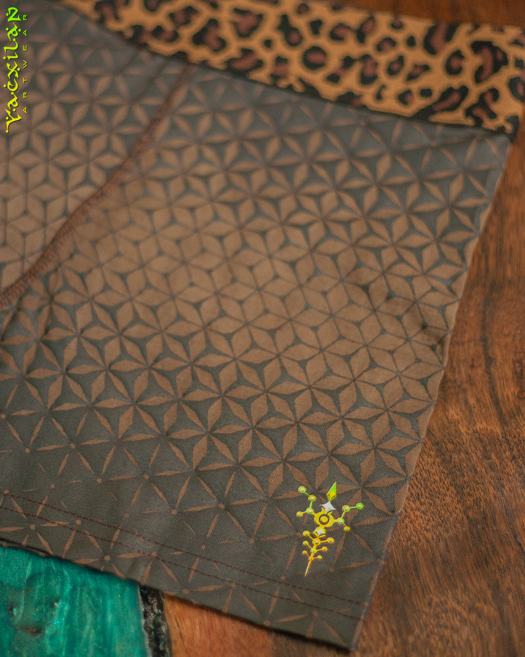 Underwear Men Bamboo Veg Dye Veg Print - Brown SANDSOTIME Leopard